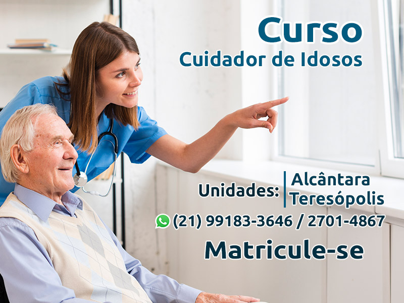 Curso de Cuidador de Idosos em São Gonçalo e Teresópolis